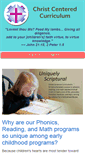 Mobile Screenshot of christcentercurriculum.com